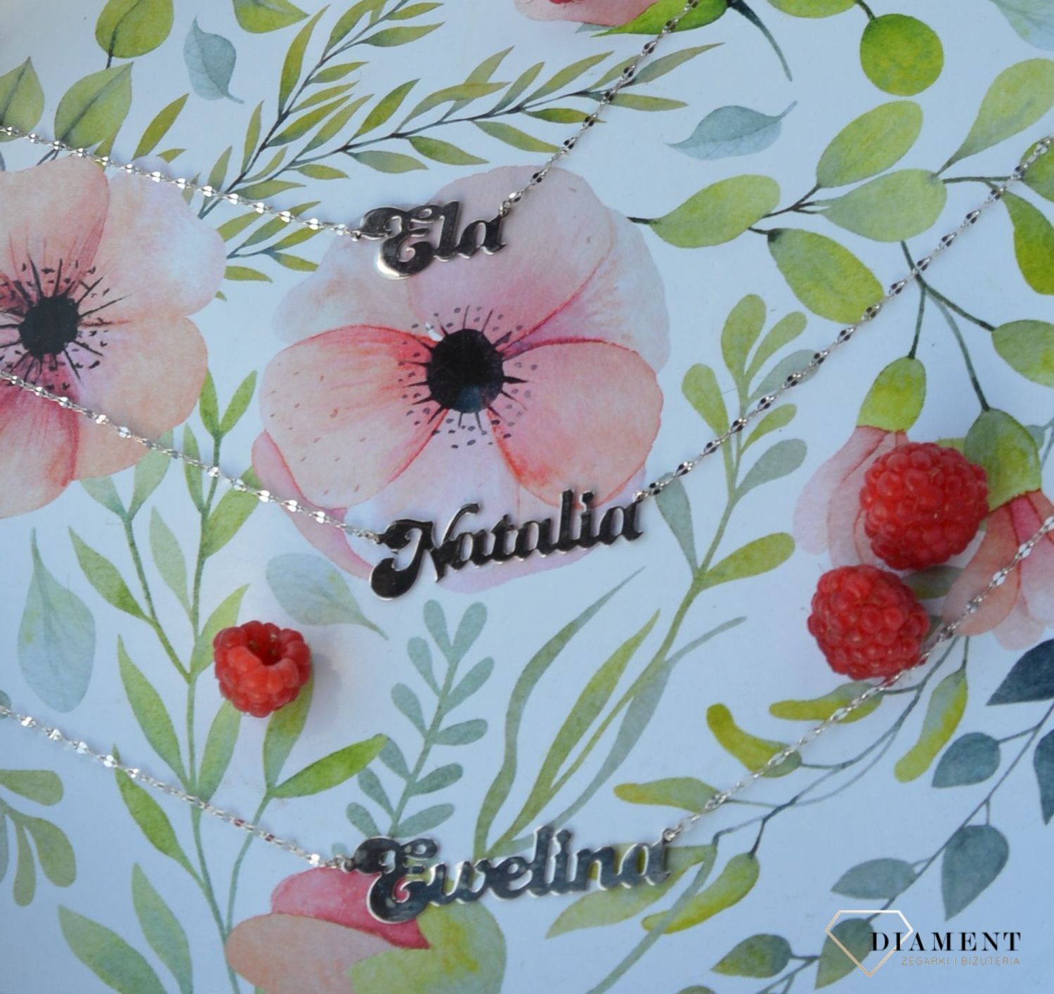 Naszyjnik srebrny z imieniem Ela.jpg